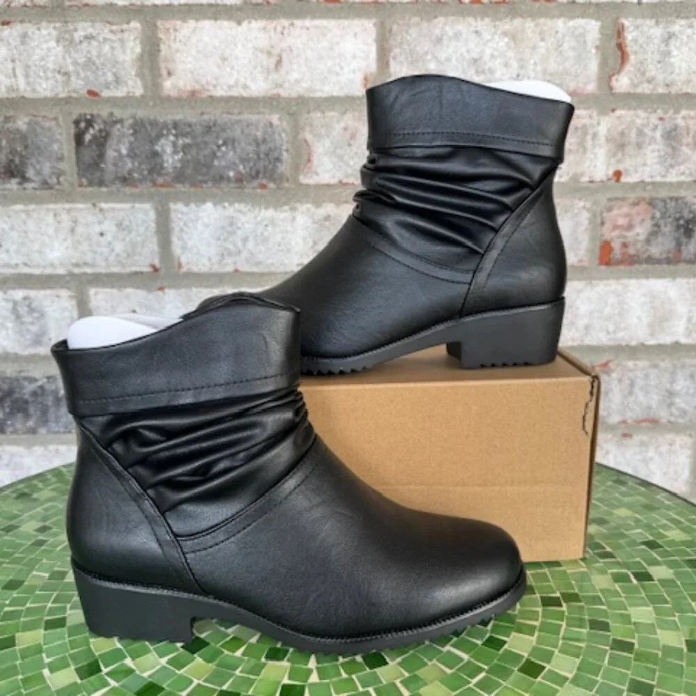 Cliffs by White Mountain Booties - Durbon BLACK/SMOOTH 7 Wide